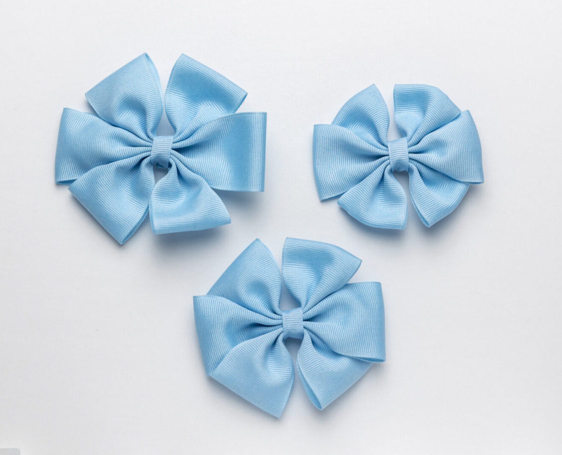 Blue bows