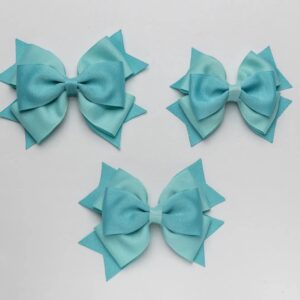 Aqua & Navahoo Turquoise bows